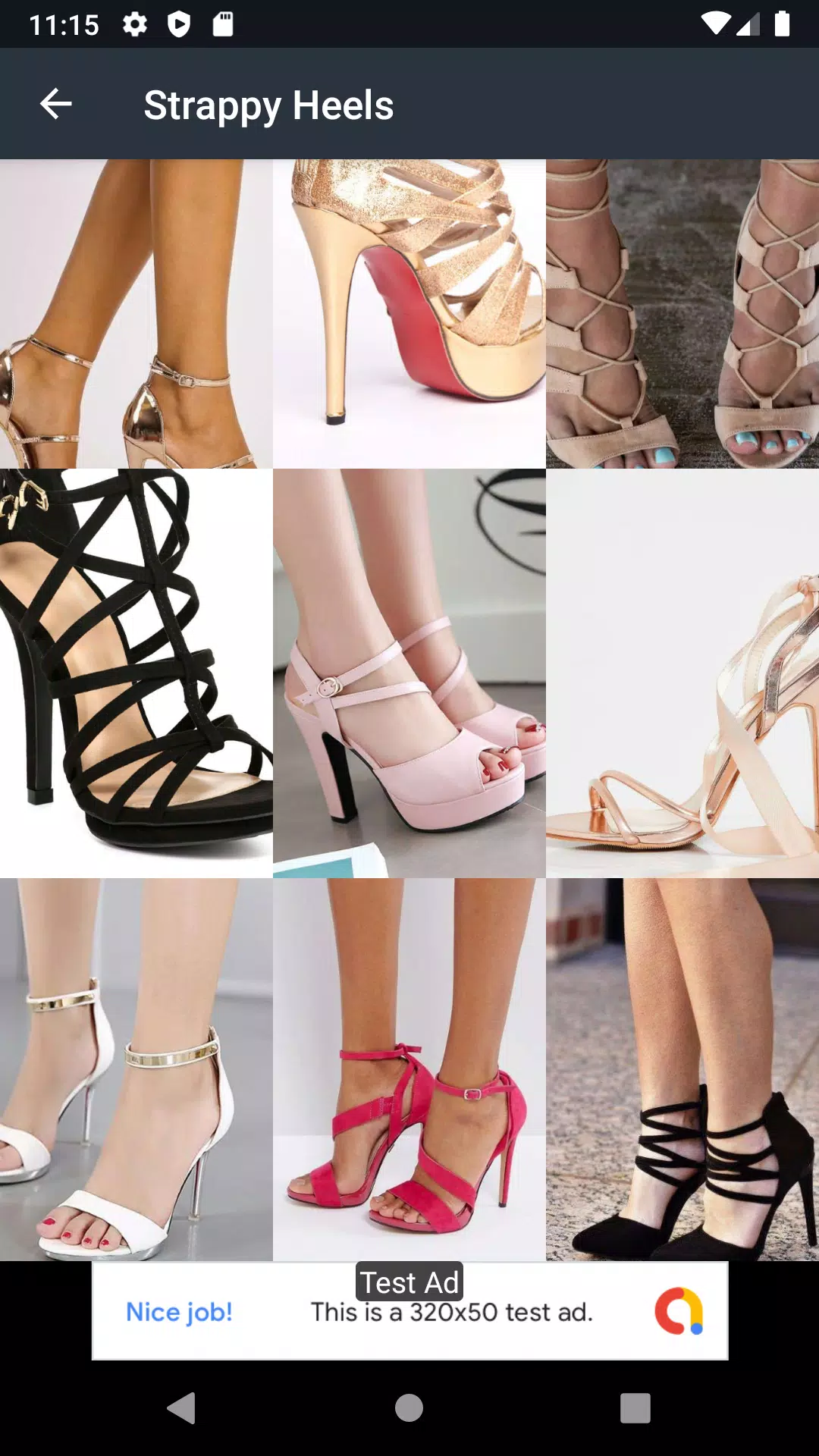 Strappy Heels Ideas Screenshot 1