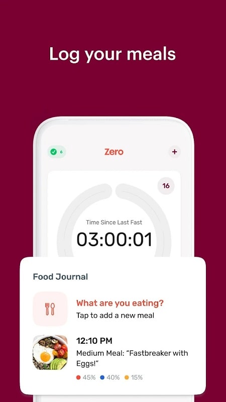 Zero - Intermittent Fasting Captura de pantalla 2