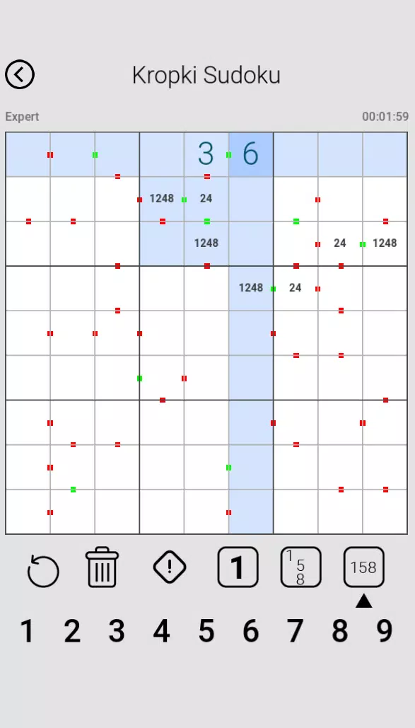 Dot Sudoku Capture d'écran 3