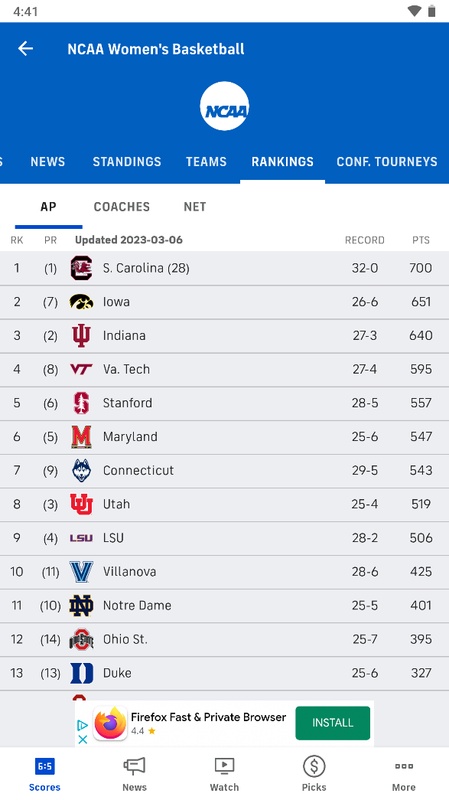 CBS Sports App: Scores & News Ekran Görüntüsü 2