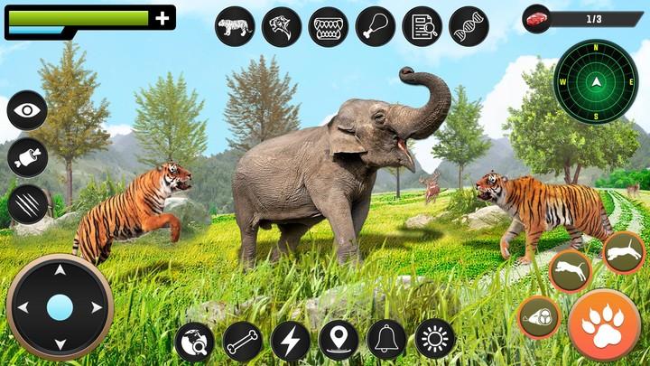 Tiger Simulator Animal Game 3D স্ক্রিনশট 1