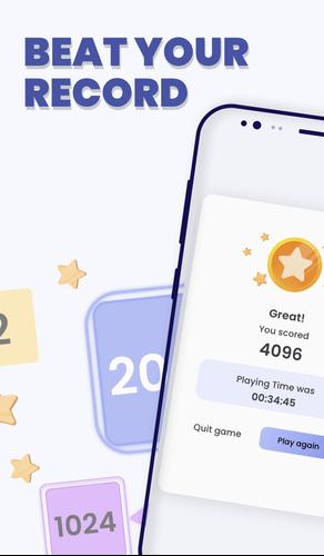 2048 Merge: Puzzle Challenge Captura de tela 2