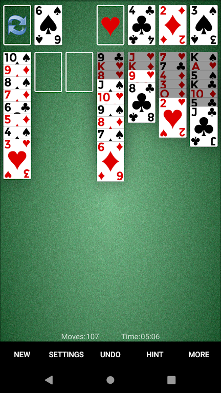 Thoughtful Solitaire ဖန်သားပြင်ဓာတ်ပုံ 3