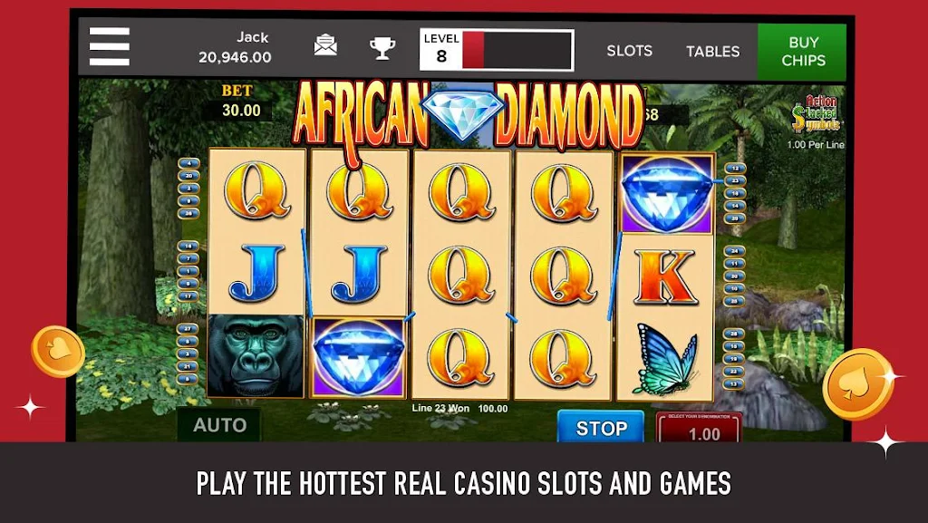 PlayJACK Slots Captura de tela 1