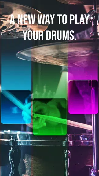 Drum Tiles: drumming game Capture d'écran 0