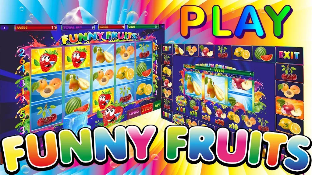 Funny Fruits Slot Скриншот 2