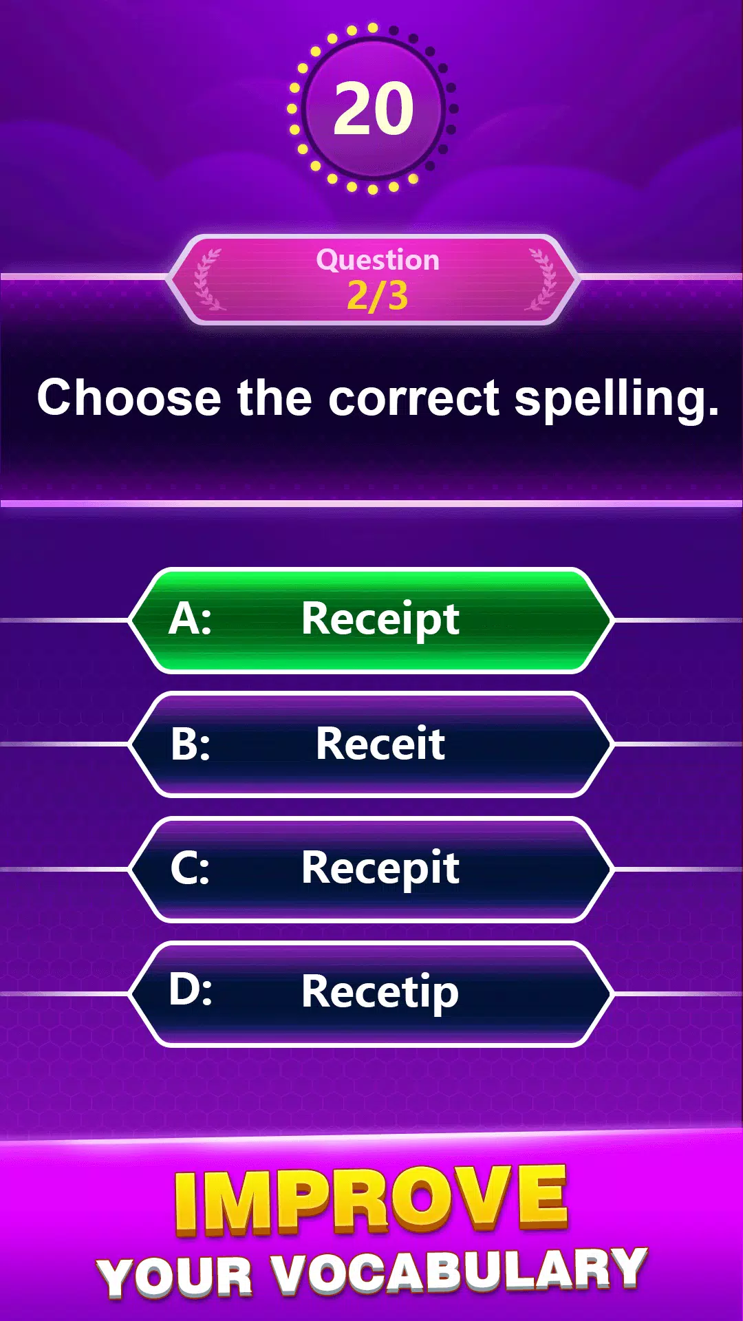 Spelling Quiz Tangkapan skrin 3