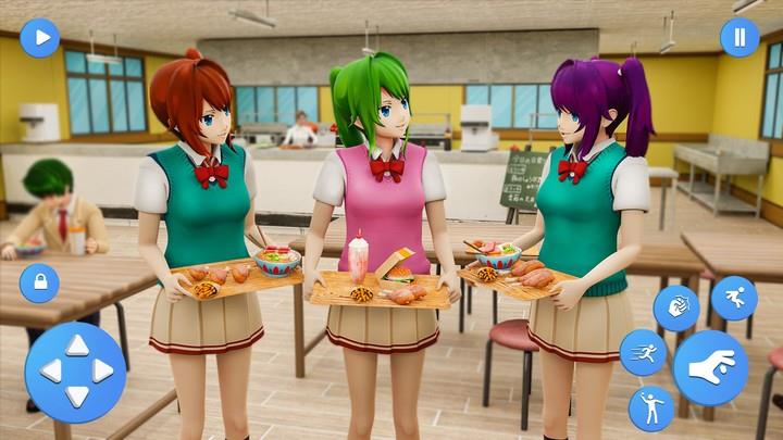 Anime Highschool Girl Life Sim スクリーンショット 2