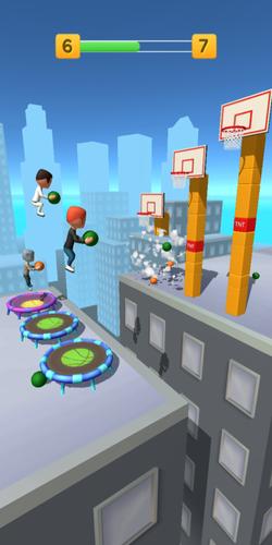 Jump Up 3D: Basketball game Screenshot 0