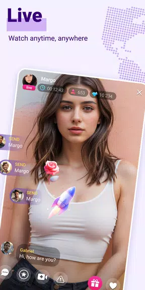 Video Chat Live Roulette Schermafbeelding 0