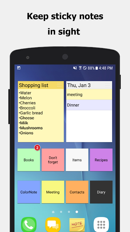ColorNote ภาพหน้าจอ 1