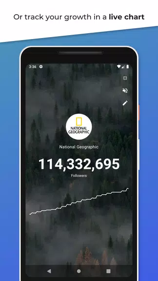 Instastatistics - Live Followe Captura de tela 1