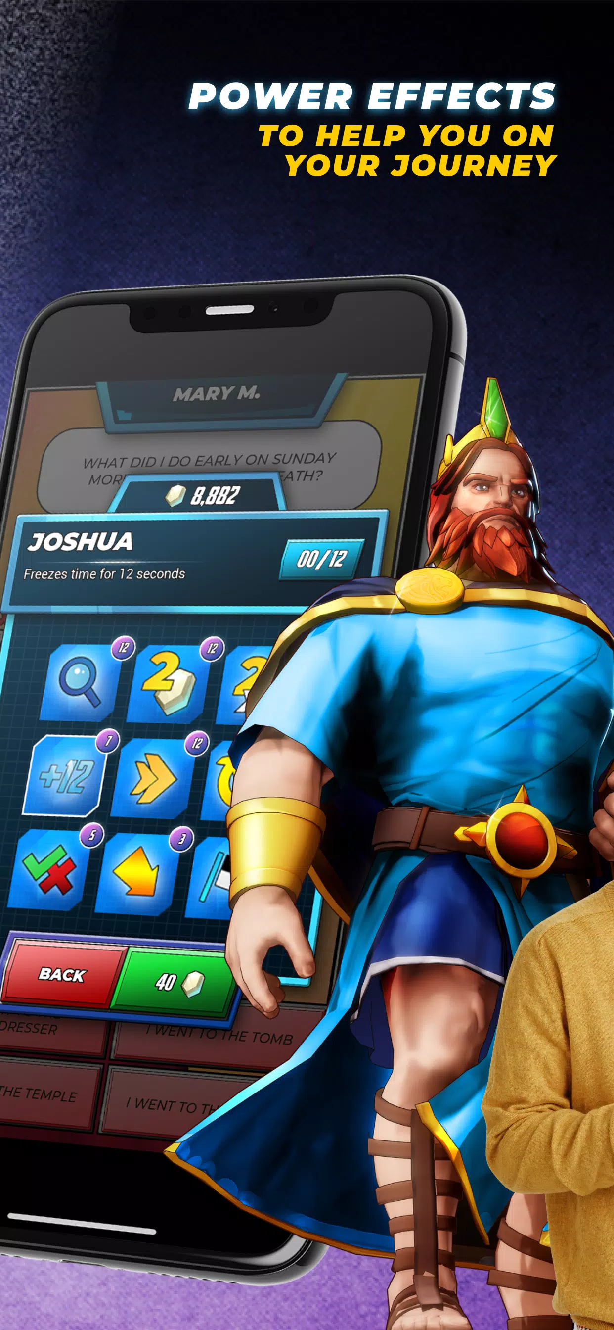 Bible Trivia Game: Heroes Schermafbeelding 3