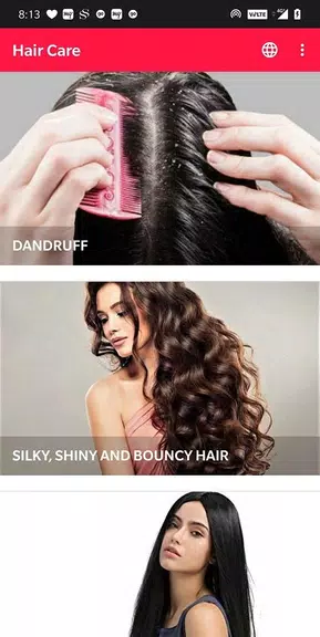 Hair Care - Dandruff, Hair Fal Captura de pantalla 0