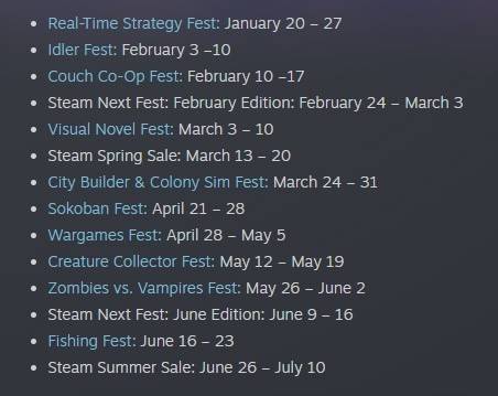 2025年上半年Steam特卖