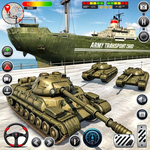 Schermata Army Transport Tank Ship Games 2