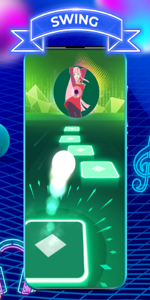 Tiles Hop EDM Rush Music Game Schermafbeelding 0