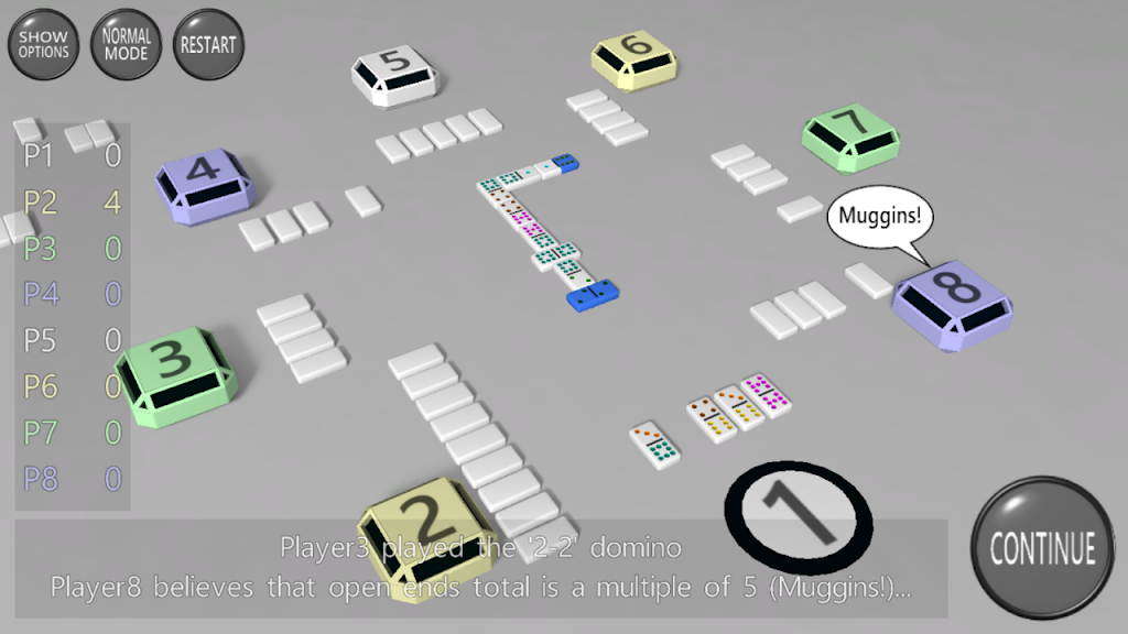 3D Dominoes by A Trillion Games Ltd Captura de pantalla 1