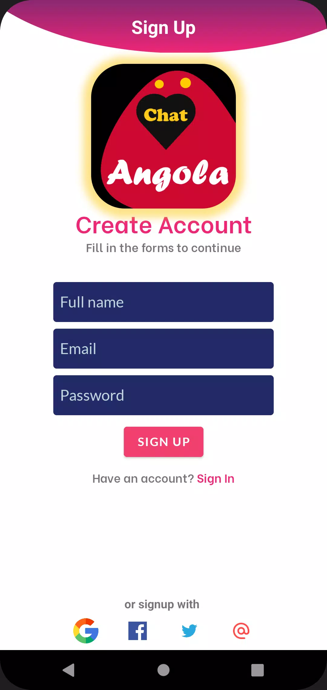 Angola dating app chat rooms应用截图第0张
