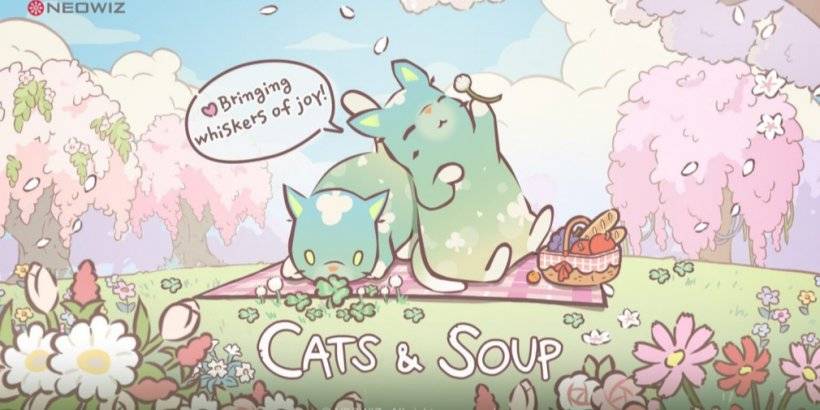 Cats & Soup, yeni ve canlı mevsimsel içerikle kiraz çiçeği temalı bir güncelleme yayınladı