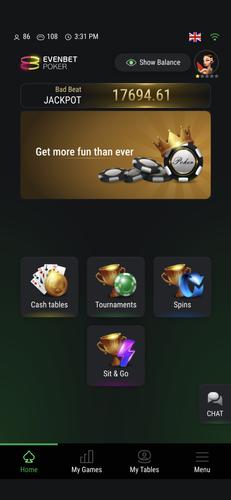 Evenbet Poker應用截圖第0張