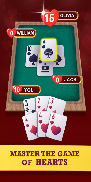 Hearts: Classic Card Game Fun應用截圖第1張