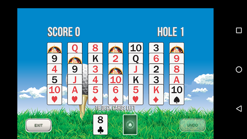 Golf Solitaire 18 ภาพหน้าจอ 1