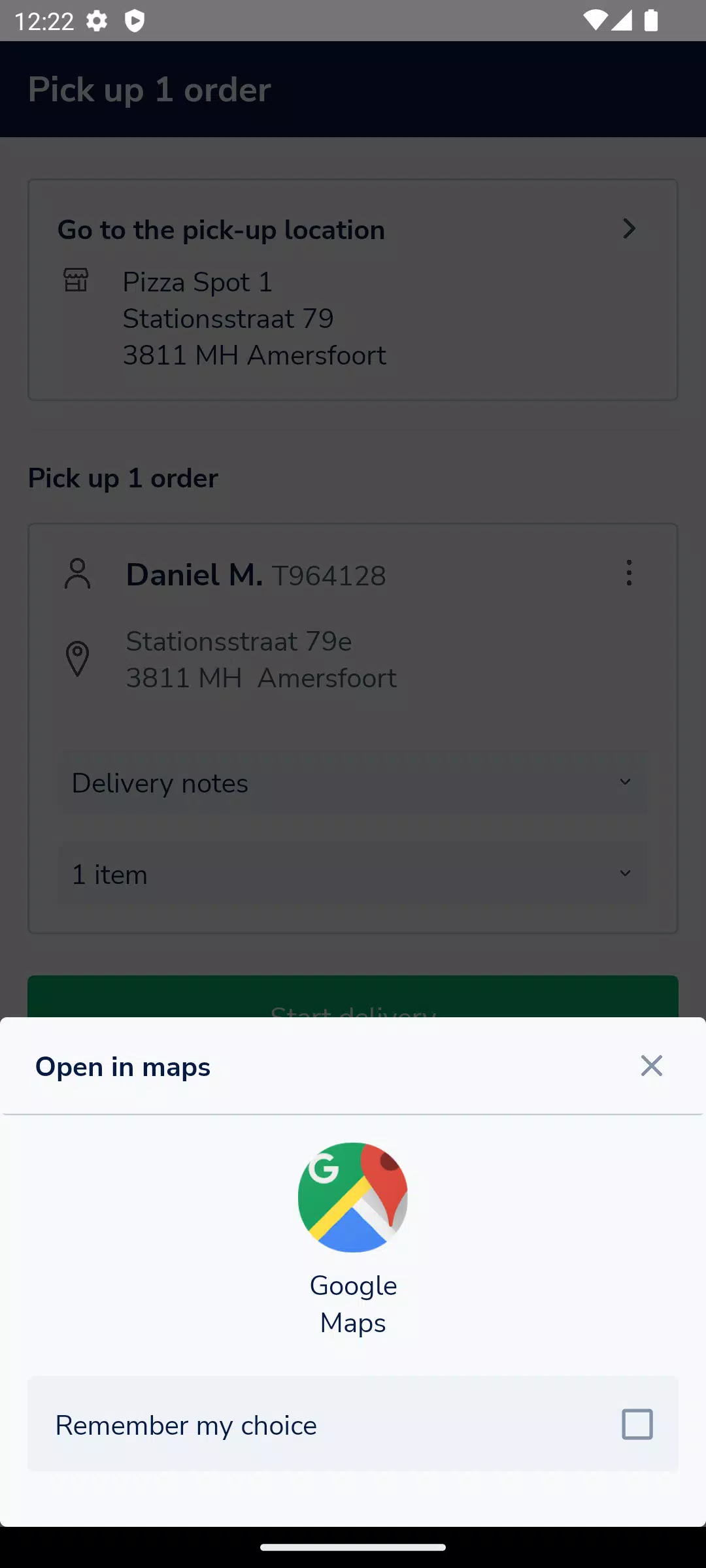 Deliverect for Couriers ภาพหน้าจอ 2