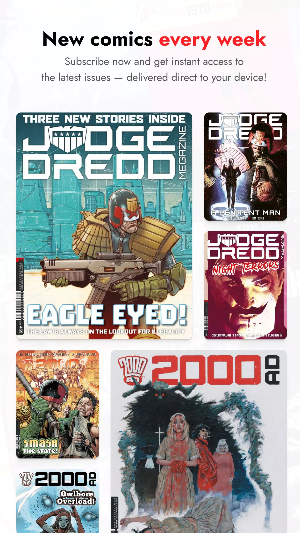 2000 AD Comics and Judge Dredd应用截图第3张