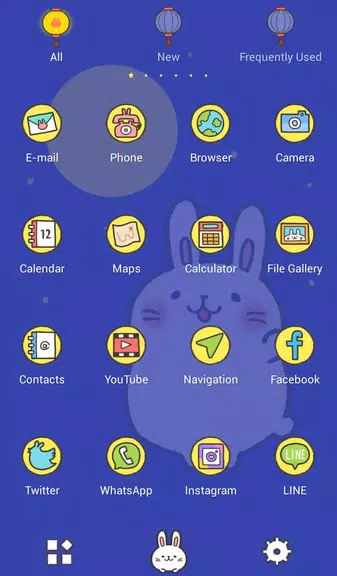 Moon Rabbit Theme 스크린샷 2