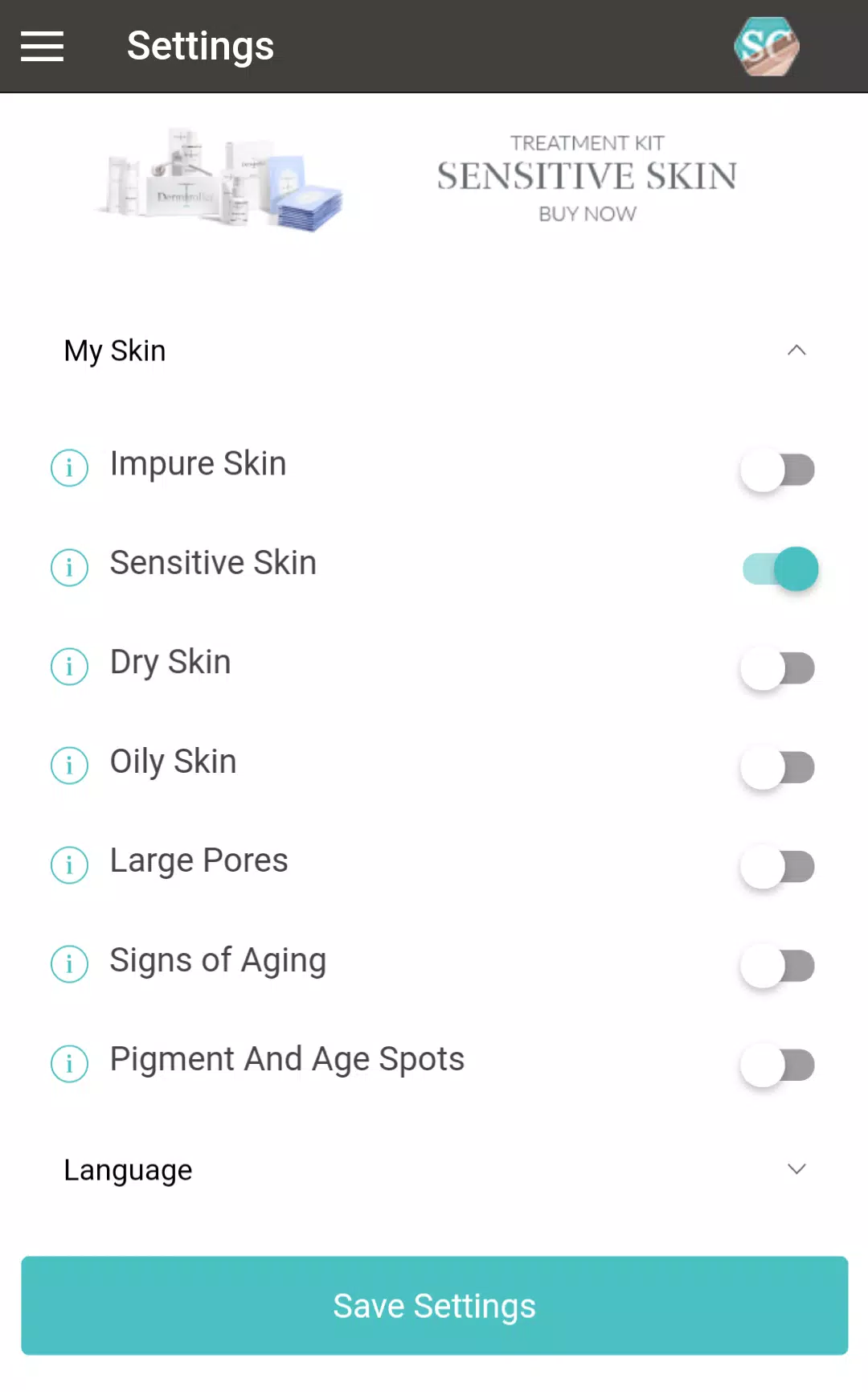 SkinCheck Ảnh chụp màn hình 3