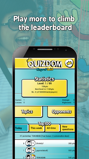 QUIZDOM - Kings of Quiz ภาพหน้าจอ 0