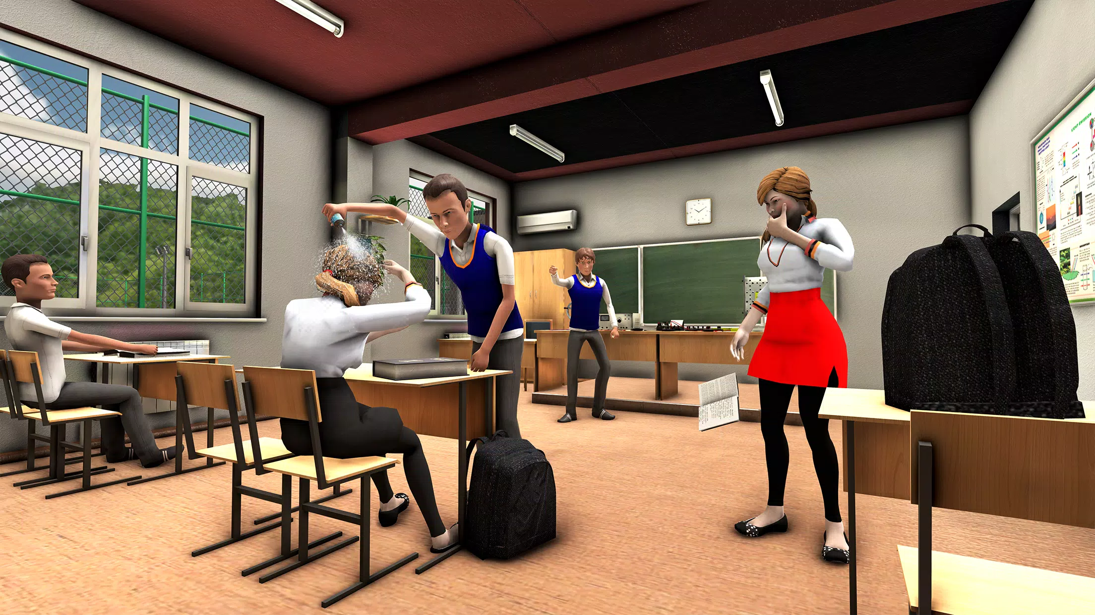 Bad Guys at School: Bad Boy 3D Capture d'écran 1