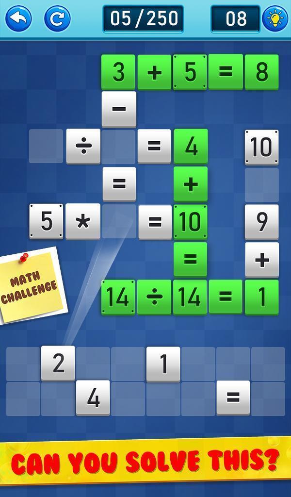 Math Puzzle Game - Math Pieces Screenshot 1