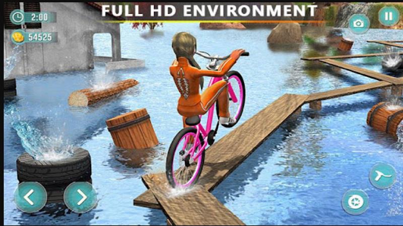 Offroad Bicycle Bmx Stunt Game Ảnh chụp màn hình 3