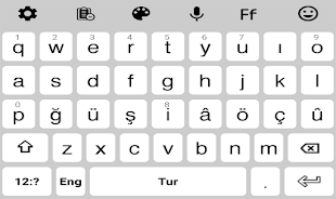 Turkish Language keyboard 202 스크린샷 1