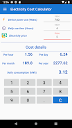 Electricity Cost Calculator Screenshot 1