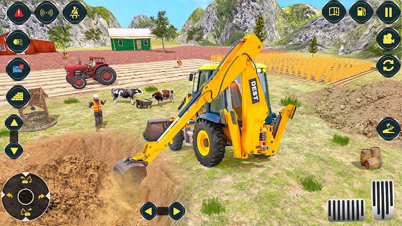 Village Excavator JCB Games スクリーンショット 1