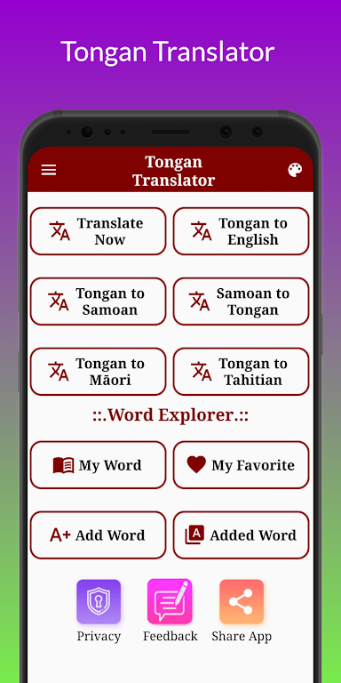 Tongan Translator Ekran Görüntüsü 0