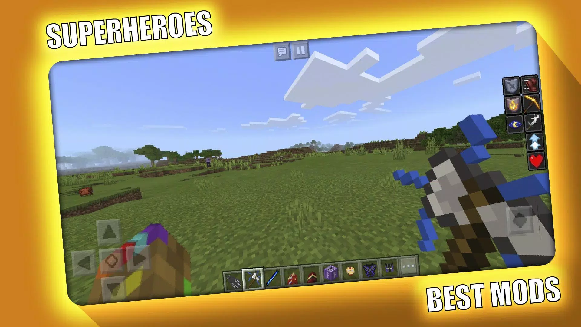 Superheroes Mod for Minecraft  स्क्रीनशॉट 1