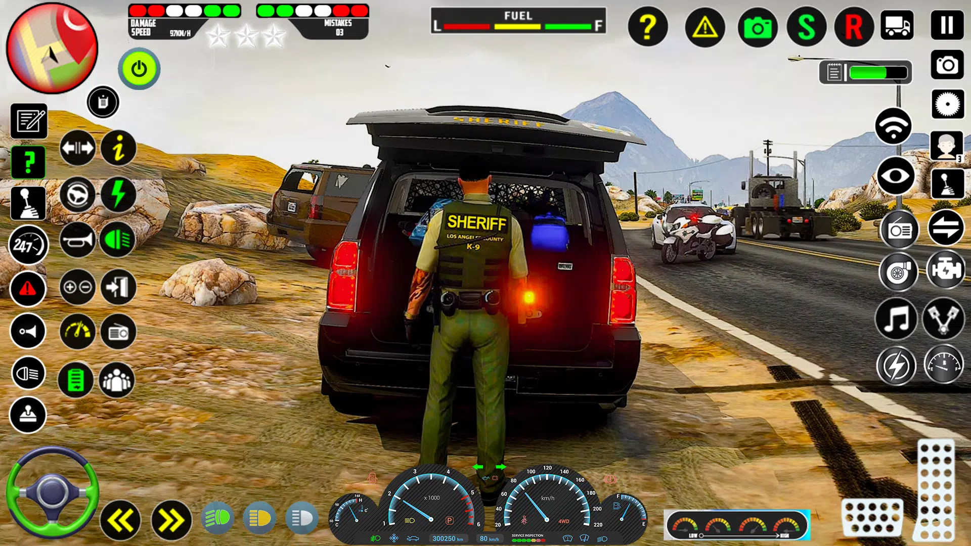 Real Police Chase Simulator 3d Zrzut ekranu 1