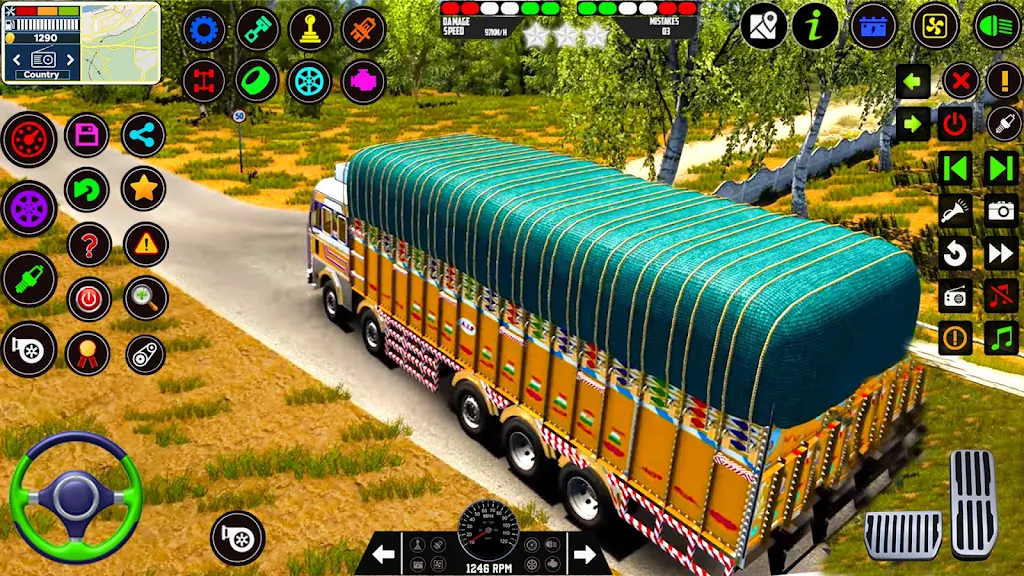 Offroad Cargo Truck Simulator स्क्रीनशॉट 3