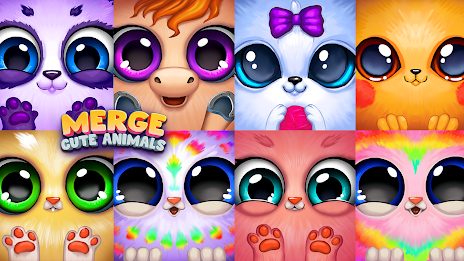 Merge Cute Animals: Pets Games ภาพหน้าจอ 1