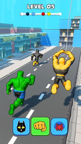 Superhero Transform Shift Game Скриншот 0