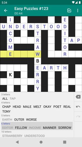 Fill-In Crosswords Скриншот 0