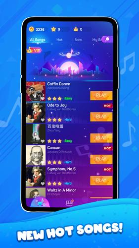 Magic Piano Rush - Music Star Captura de pantalla 0