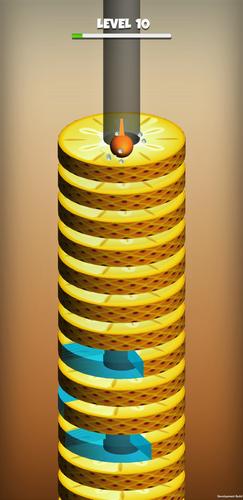 Stack Ball Fruit Crush ဖန်သားပြင်ဓာတ်ပုံ 3