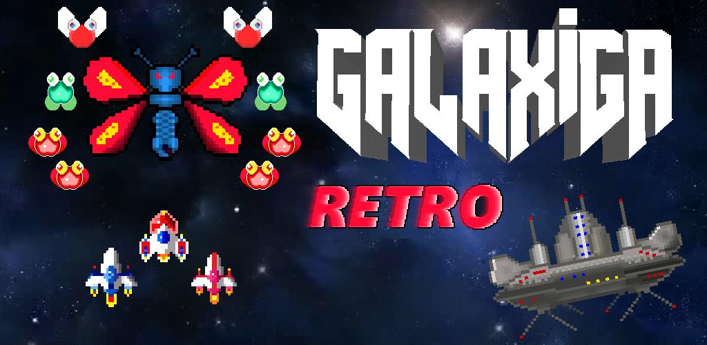 Galaxiga Retro Arcade Action Captura de tela 0