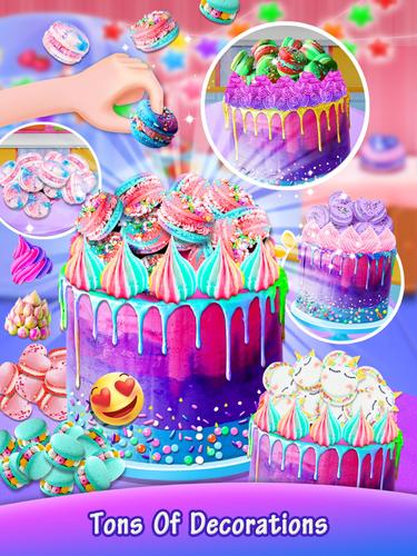 Galaxy Unicorn Cake ภาพหน้าจอ 2