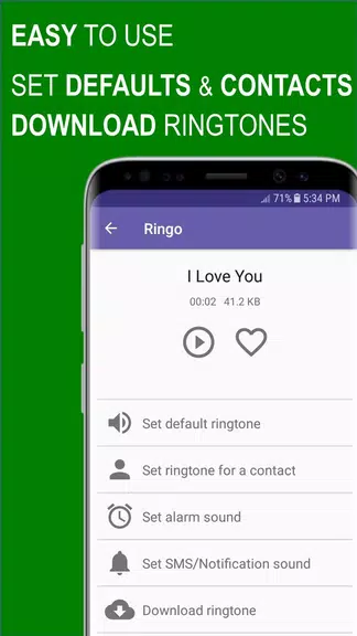 Ringo Ringtones Notifications Tangkapan skrin 2